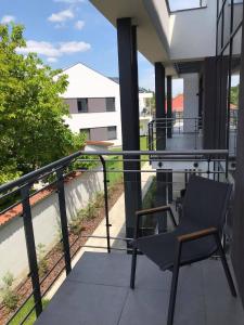 Ein Balkon oder eine Terrasse in der Unterkunft Oasis Residence