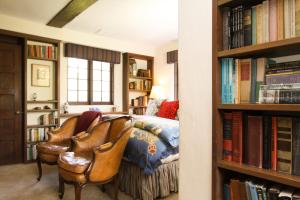 Knihovna v bed and breakfast