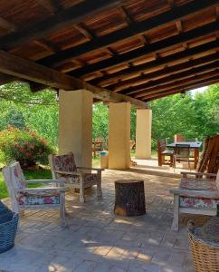 Agriturismo Il Covo del Solengo外面的花园
