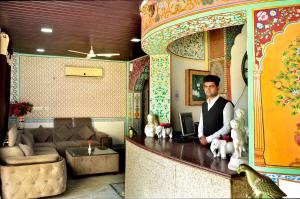 Area soggiorno di Mahal Rajwada A Heritage Resort