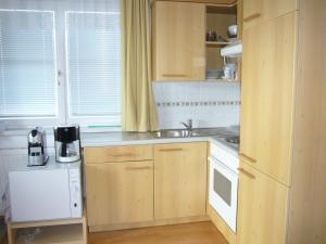 Ferienwohnungen Haus Peer tesisinde mutfak veya mini mutfak