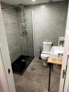 Et badeværelse på Apartamento Plaza Pradollano 1 + 59 billeder