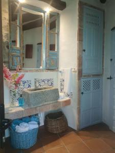 Kúpeľňa v ubytovaní Casa del Cerro