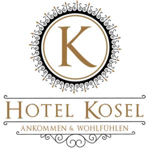 ein Logo des Hotels mit einem k-Symbol in der Unterkunft Hotel Kosel garni UG in Rust