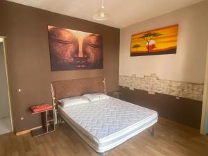 Ένα ή περισσότερα κρεβάτια σε δωμάτιο στο Gerani Quadrilocale