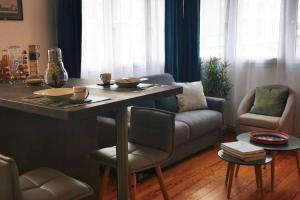 Χώρος καθιστικού στο Appartement COSY - HYPER CENTRE du Havre