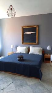 Postel nebo postele na pokoji v ubytování cascading villa nebbo dubrovnik