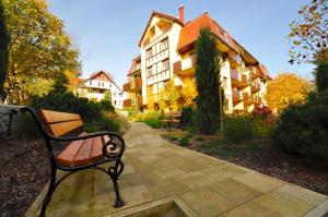 Vonkajšia záhrada v ubytovaní Apartament harmonic aparts