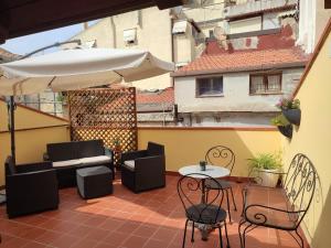 Balkón nebo terasa v ubytování Archubintu B&B