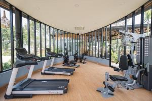 Fitness centrum a/nebo fitness zařízení v ubytování The Tree Riverside Resort Kaeng Krachan