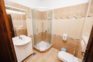 Koupelna v ubytování Villa Diana