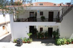 Balkón nebo terasa v ubytování Aris Junior Studios Neo Klima Skopelos