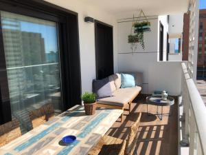 Balkón alebo terasa v ubytovaní Telma-Playa Gran terraza by AlohaMalaga