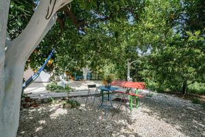 A garden outside Olga's Organic garden Home for a couple! with Wifi & AC