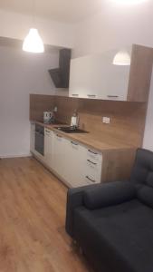 Kuchyňa alebo kuchynka v ubytovaní Apartamenty Irena Stare Miasto Św. Ducha