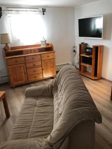 TV/Unterhaltungsangebot in der Unterkunft Ferienhaus Anita am Radweg