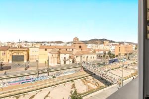 Výhľad na mesto Malaga alebo výhľad na mesto priamo z apartmánu
