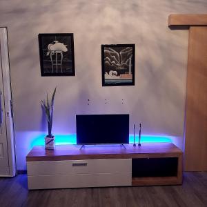 TV a/nebo společenská místnost v ubytování Universe House