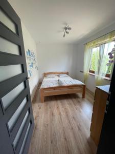 Letto o letti in una camera di Błękit