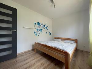 Letto o letti in una camera di Błękit