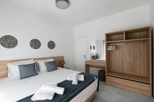 Posteľ alebo postele v izbe v ubytovaní DASÝLIO - earthy living homes + 37 fotografií