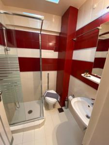Koupelna v ubytování Ruby Rooms Kifisia
