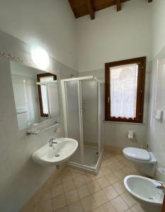 Ett badrum på Residence la Quiete Apartments