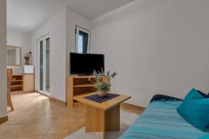 Televízia a/alebo spoločenská miestnosť v ubytovaní Apartments Vranjes