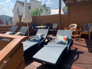 Nespecifikovaný výhled na hory nebo výhled na hory při pohledu z hotelu