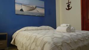Letto o letti in una camera di Posada Estrella