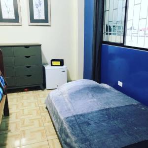 Letto o letti in una camera di Posada Estrella