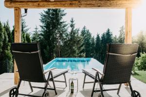Bazén v ubytování Landhaus K07 nebo v jeho okolí