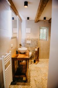 Koupelna v ubytování Landhaus K07