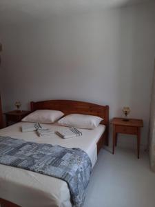 Posteľ alebo postele v izbe v ubytovaní Stone house Zgogo