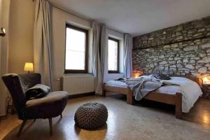 Voodi või voodid majutusasutuse Out & LODGE Prunelliers toas