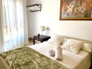 Katil atau katil-katil dalam bilik di Ideal Apartamento - Guadalest