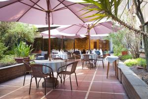 En restaurant eller et andet spisested på Hotel Santa Lucia
