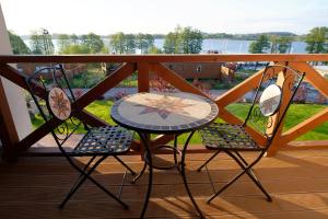 Balkon lub taras w obiekcie Czapla Stare Sady