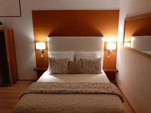 Posteľ alebo postele v izbe v ubytovaní Apartmán Hanka