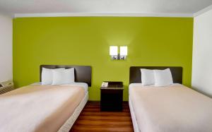 Postel nebo postele na pokoji v ubytování Motel 6-Lawrenceville, NJ