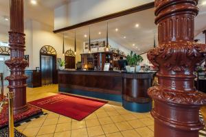 Lobbyen eller receptionen på Strandhotel Hohenzollern