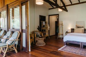 Mojigao - Eco Resort客房内的一张或多张床位