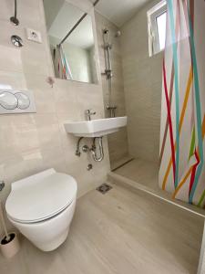 Koupelna v ubytování Guesthouse Civovic