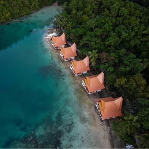 A bird's-eye view of Club Tara Island Resort