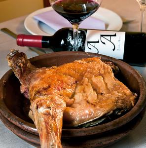 Jídlo v venkovského domu nebo okolí