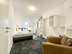 Postel nebo postele na pokoji v ubytování Hotel dat Norden