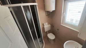 Koupelna v ubytování Apartments Veronika