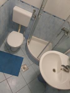 Koupelna v ubytování Apartments Jerković Drašnice-2bd