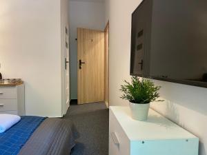 Postel nebo postele na pokoji v ubytování Milla Apartments