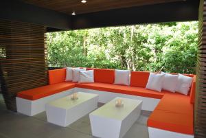 Posezení v ubytování Rêve de Saint Barth - Vue Mer - Piscine Chauffée & Jacuzzi